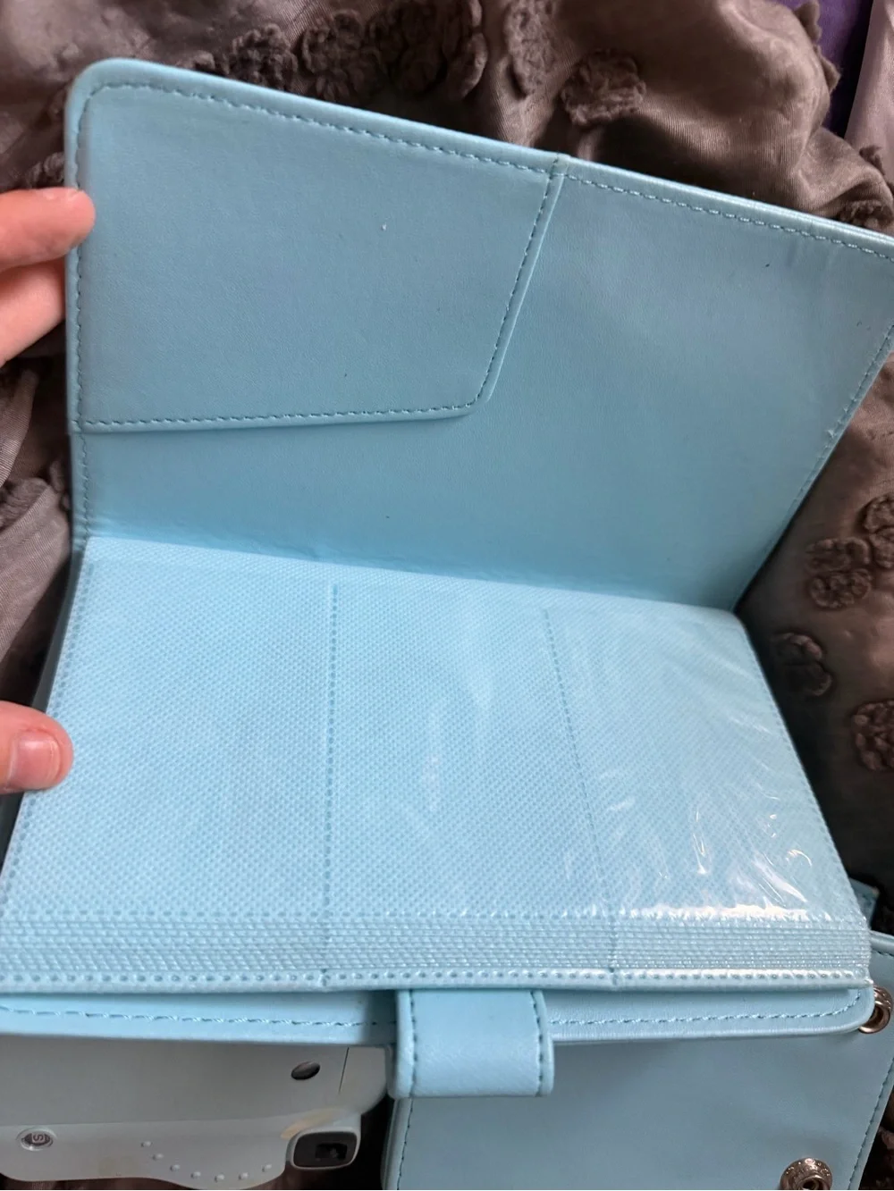 Fujifilm Instax Mini 8 Instant Camera in Pale Blue with Matching Case